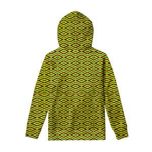 Kente African Pattern Print Pullover Hoodie