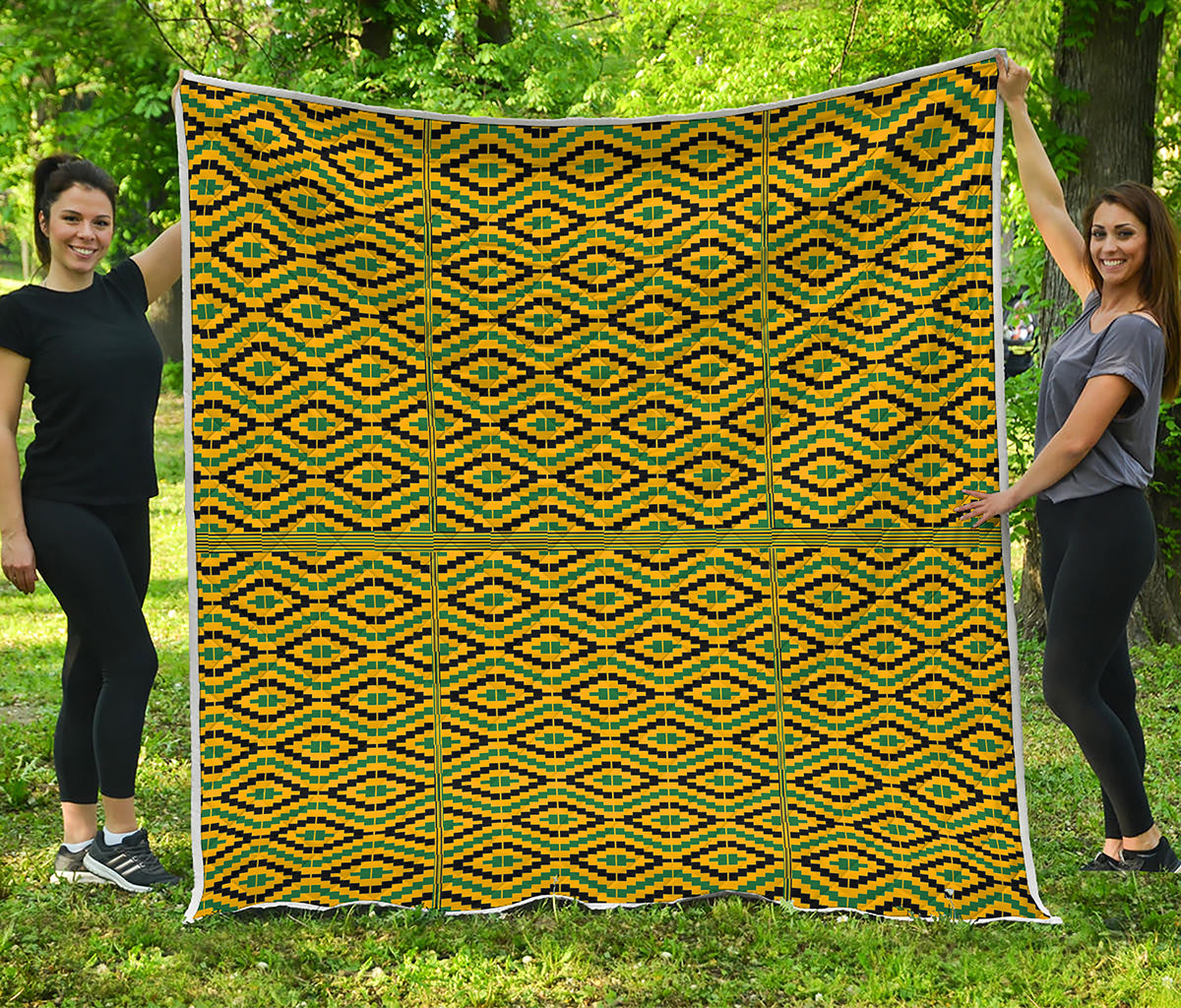 Kente African Pattern Print Quilt