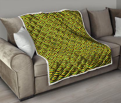 Kente African Pattern Print Quilt