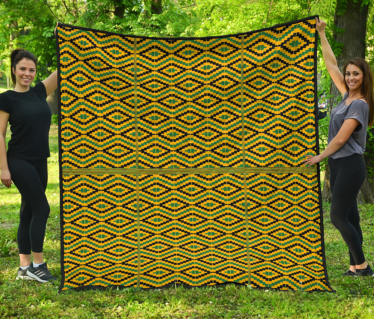Kente African Pattern Print Quilt