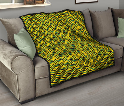 Kente African Pattern Print Quilt