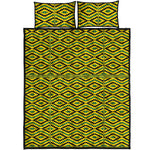 Kente African Pattern Print Quilt Bed Set