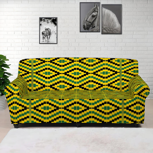 Kente African Pattern Print Sofa Cover