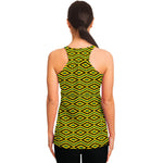 Kente African Pattern Print Women's Racerback Tank Top