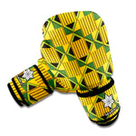Kente Ethnic Pattern Print Boxing Gloves