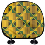 Kente Ethnic Pattern Print Car Headrest Covers