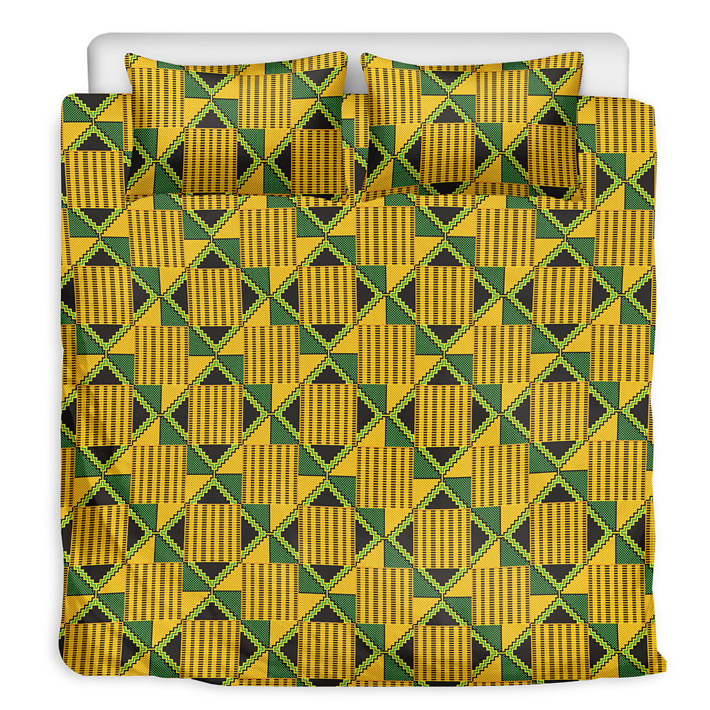 Kente Ethnic Pattern Print Duvet Cover Bedding Set