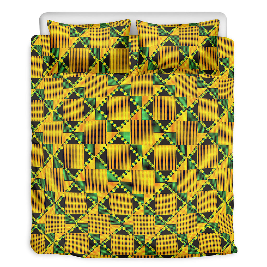 Kente Ethnic Pattern Print Duvet Cover Bedding Set