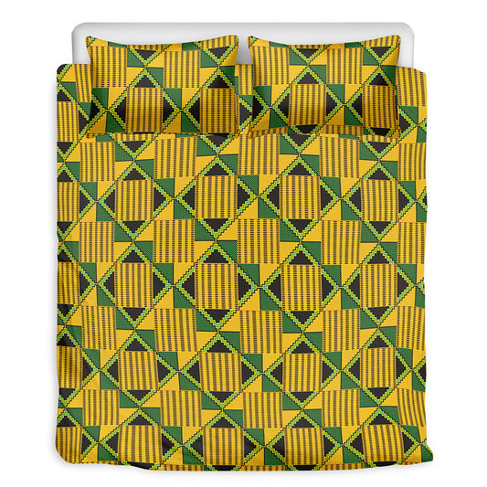 Kente Ethnic Pattern Print Duvet Cover Bedding Set
