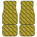 Kente Ethnic Pattern Print Front and Back Car Floor Mats