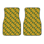 Kente Ethnic Pattern Print Front Car Floor Mats