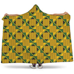 Kente Ethnic Pattern Print Hooded Blanket