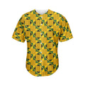Kente Ethnic Pattern Print Men's Baseball Jersey