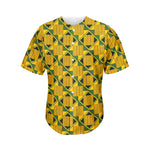 Kente Ethnic Pattern Print Men's Baseball Jersey