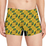 Kente Ethnic Pattern Print Men's Boxer Briefs