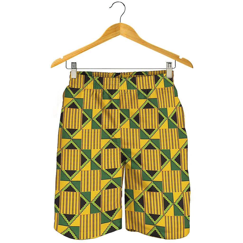 Kente Ethnic Pattern Print Men's Shorts