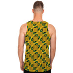 Kente Ethnic Pattern Print Men's Tank Top