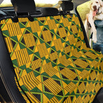 Kente Ethnic Pattern Print Pet Car Back Seat Cover
