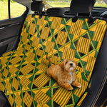 Kente Ethnic Pattern Print Pet Car Back Seat Cover