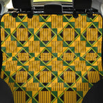 Kente Ethnic Pattern Print Pet Car Back Seat Cover