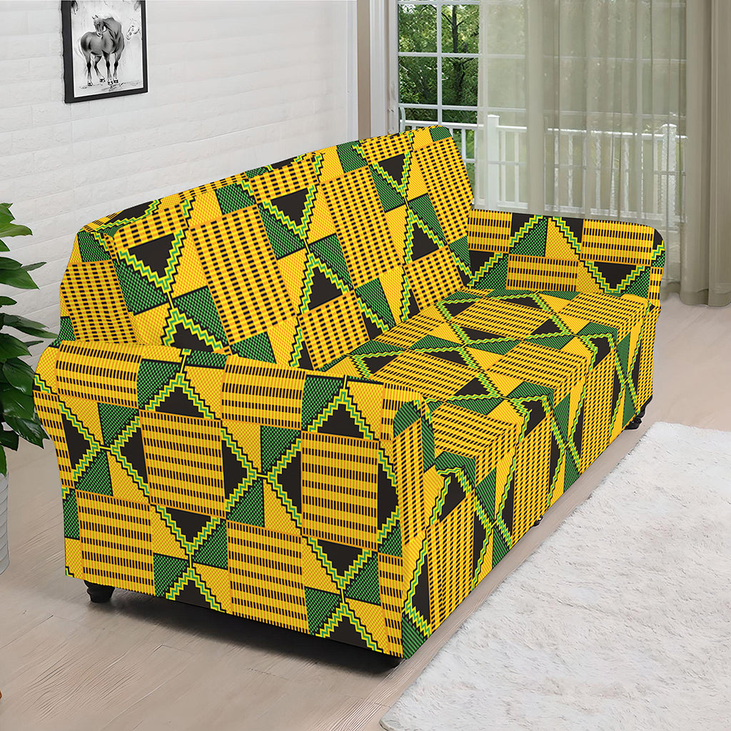 Kente Ethnic Pattern Print Sofa Cover
