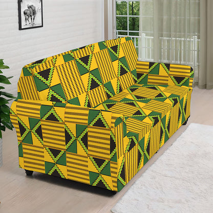 Kente Ethnic Pattern Print Sofa Cover