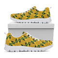 Kente Ethnic Pattern Print White Running Shoes