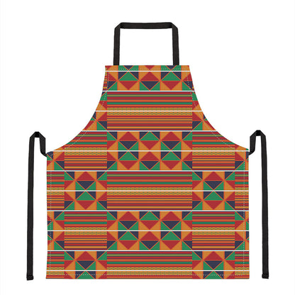Kente Pattern Print Apron