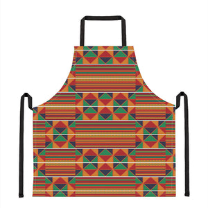 Kente Pattern Print Apron