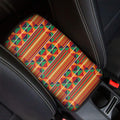 Kente Pattern Print Car Center Console Cover