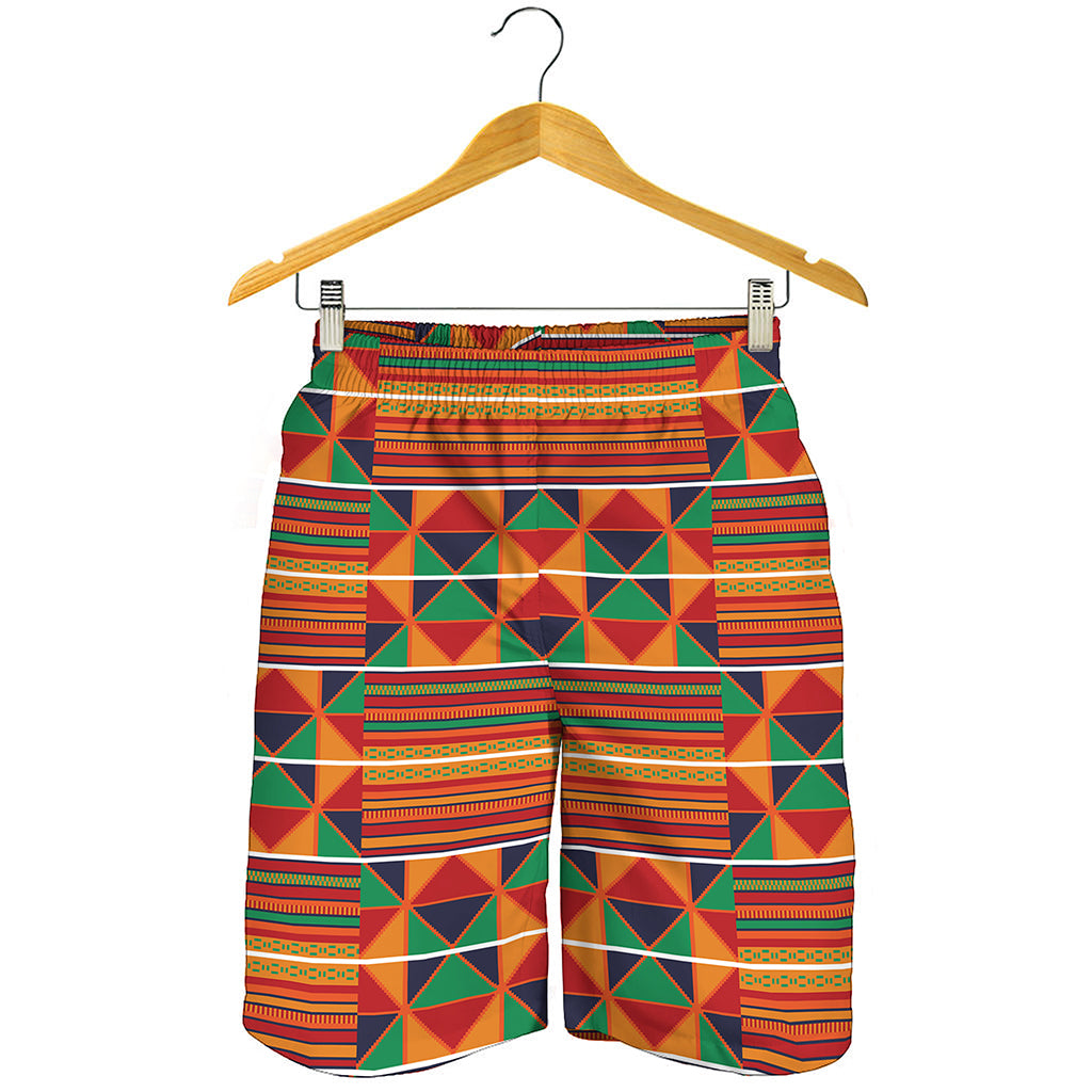 Kente Pattern Print Men's Shorts