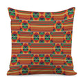 Kente Pattern Print Pillow Cover