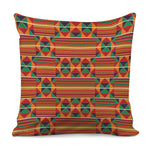 Kente Pattern Print Pillow Cover