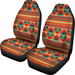Kente Pattern Print Universal Fit Car Seat Covers