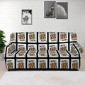 King Of Clubs Playing Card Pattern Print Sofa Cover