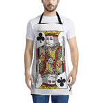 King Of Clubs Playing Card Print Apron
