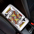 King Of Clubs Playing Card Print Car Center Console Cover