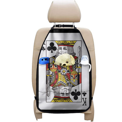 King Of Clubs Playing Card Print Car Seat Organizers