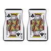 King Of Clubs Playing Card Print Front Car Floor Mats