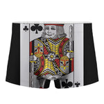 King Of Clubs Playing Card Print Men's Boxer Briefs