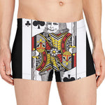 King Of Clubs Playing Card Print Men's Boxer Briefs