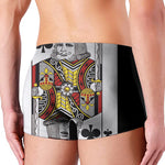 King Of Clubs Playing Card Print Men's Boxer Briefs