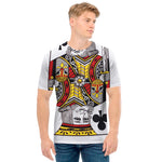 King Of Clubs Playing Card Print Men's T-Shirt