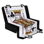 King Of Clubs Playing Card Print Pet Car Back Seat Cover