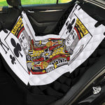 King Of Clubs Playing Card Print Pet Car Back Seat Cover