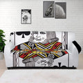 King Of Clubs Playing Card Print Sofa Cover