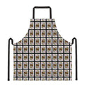King Of Diamonds Pattern Print Apron