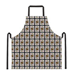 King Of Diamonds Playing Card Pattern Print Apron