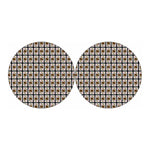 King Of Diamonds Playing Card Pattern Print Car Coasters