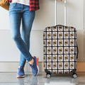 King Of Diamonds Pattern Print Luggage Cover